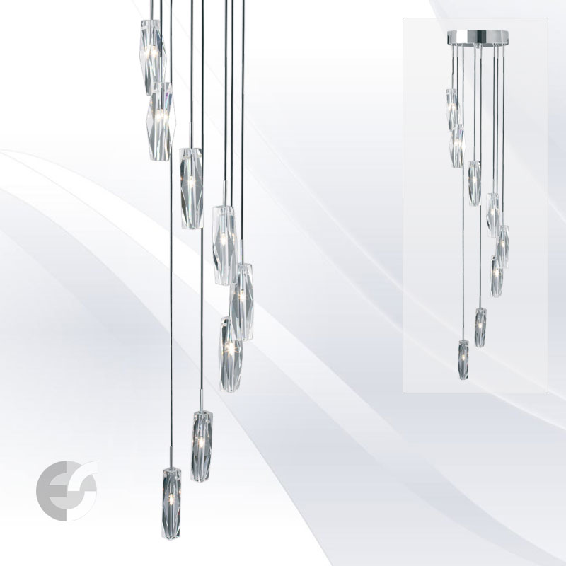 polilej moderno osvetlenie sculptured ice