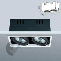 kardan vgrajdane metal modern Art.No.2122WH/BK