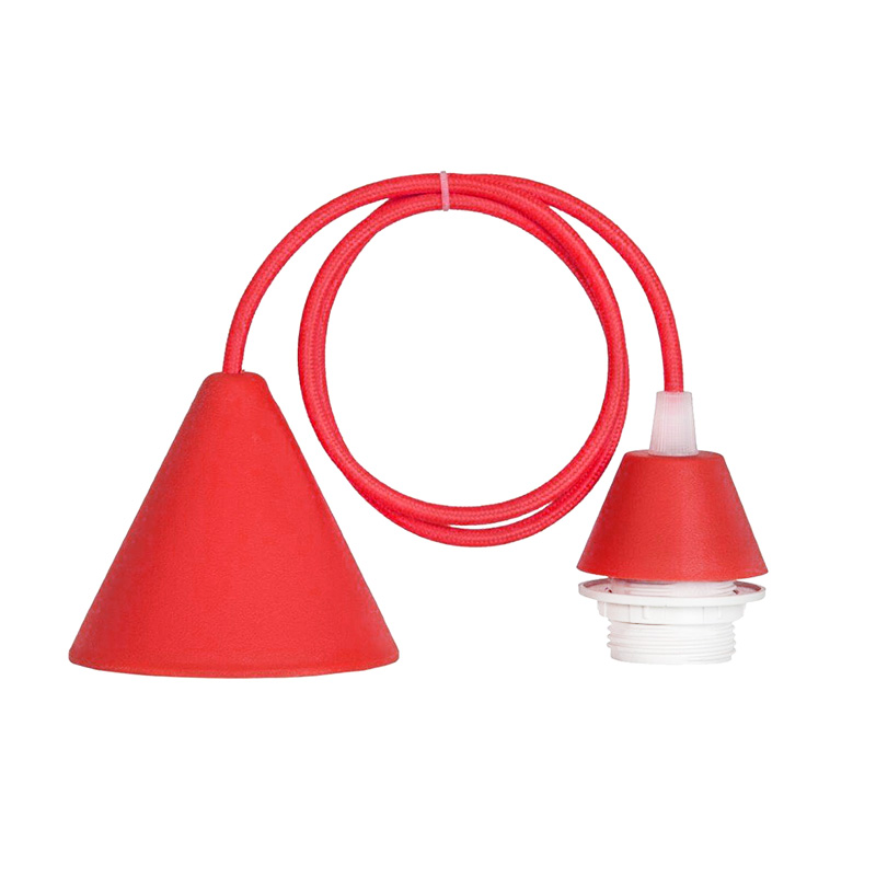 pendel cone pvc s ring fasunga tekstilen kabel cherven