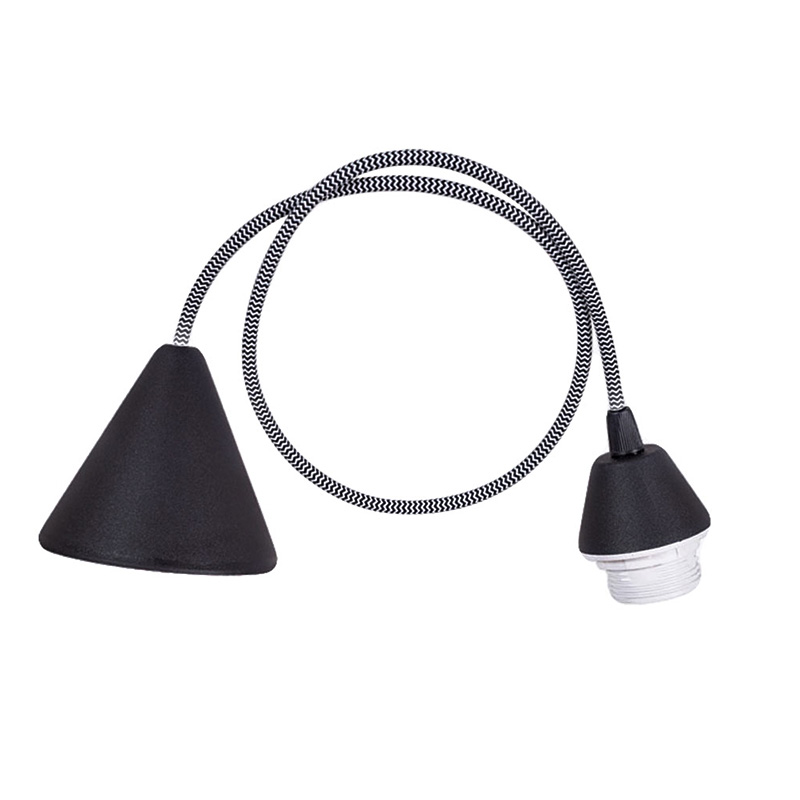 pendel cone pvc tekstilen kabel opletka cherno bql