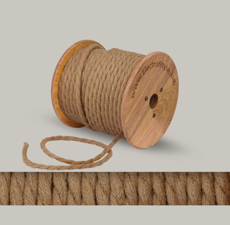 tekstilen kabel konop usukan 2x0.75mm2