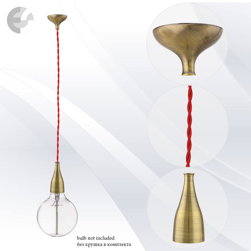 pendel drop star mesing s cherven usukan kabel