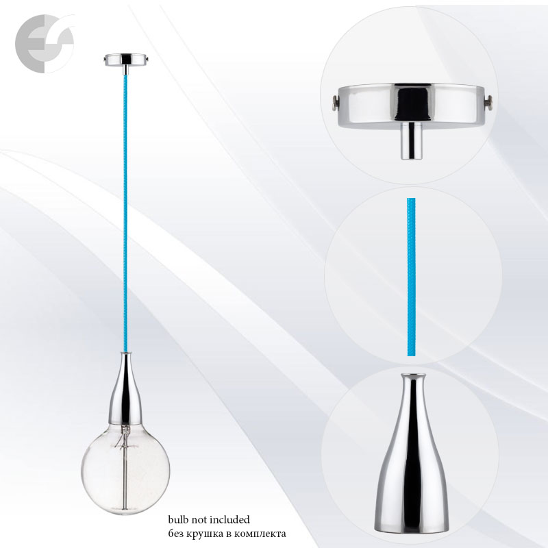 pendel drop hrom sys sin tekstilen kabel