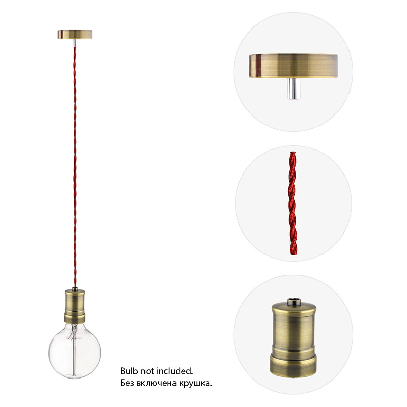 pendel retro 2 antichen mesing s cherven usukan kabel