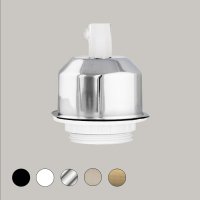 set dekorativna kapachka s fasunga e27 hrom onedown Art.No.SETE270706CH