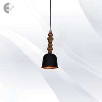 polilej vintidj lampi melody black Art.No.77-2717