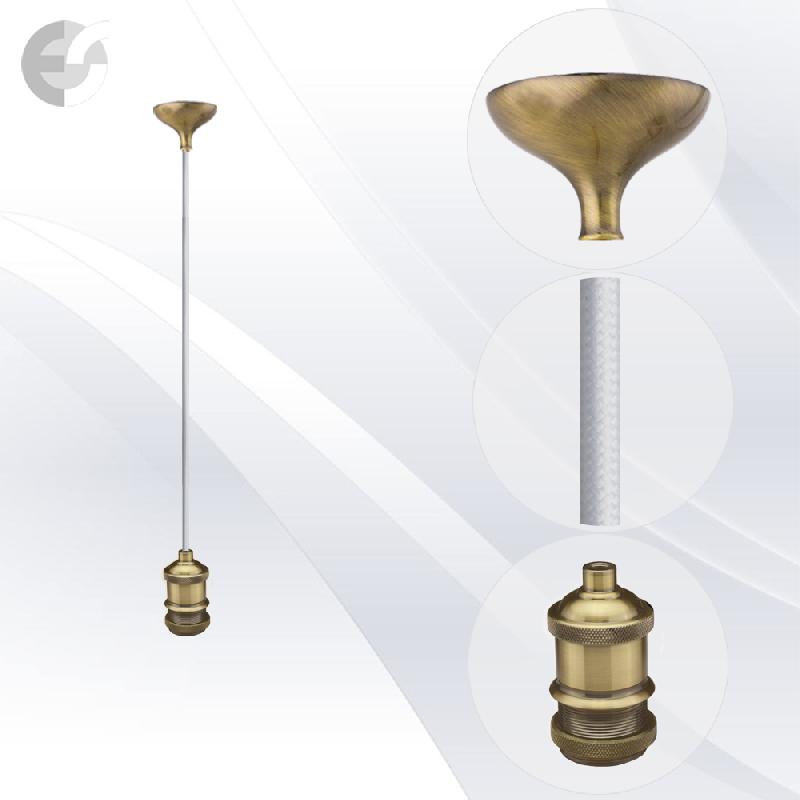 pendel retro 1 star mesing s tesktilen bql kabel