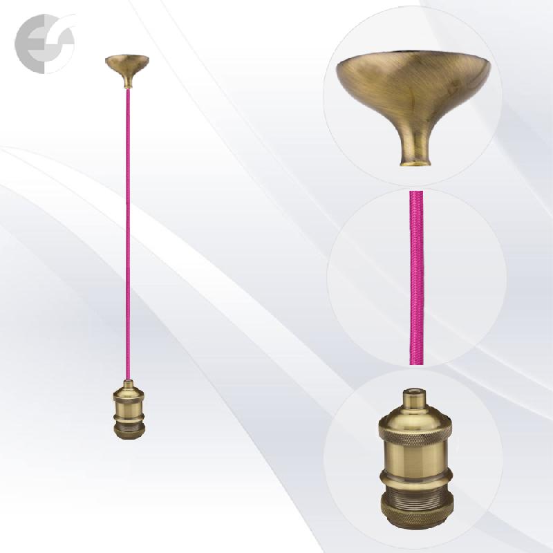 pendel retro 1 star mesing s tesktilen tsiklamen kabel