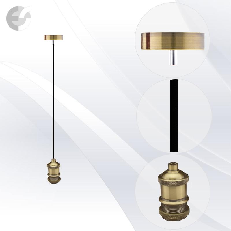 pendel retro 1 star mesing s tesktilen cheren kabel