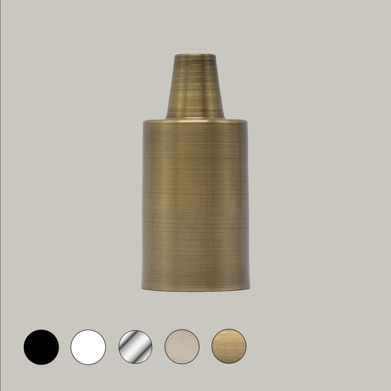 dekorativna kapachka beel antichen mesing za fasunga s tsokyl e27