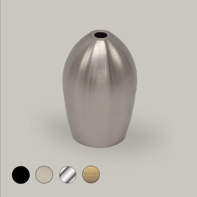 bead dekor za fasunga s tsokyl e27 v tsvqt matiran hrom