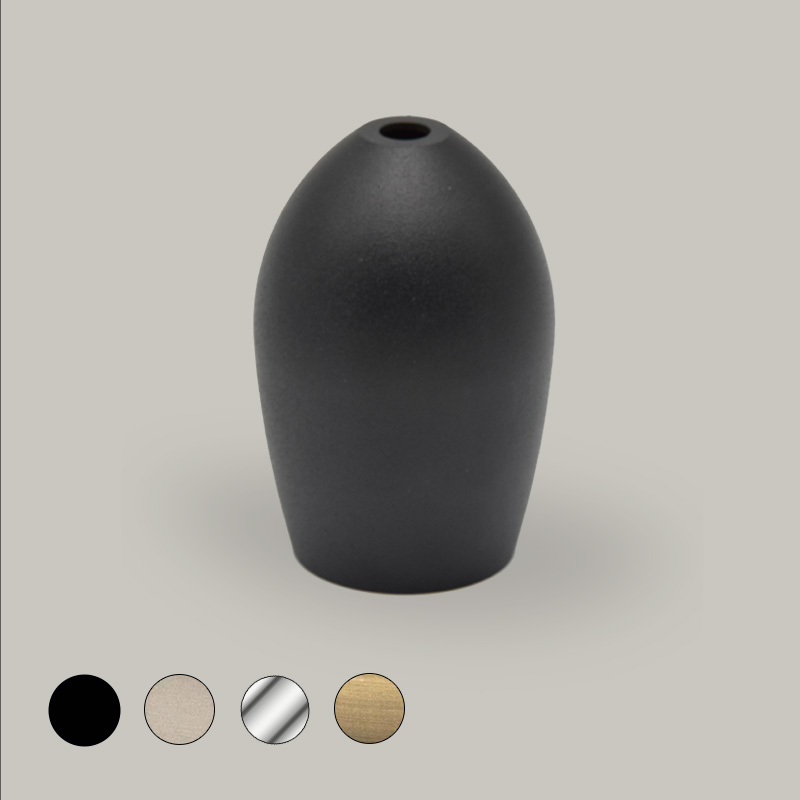 bead dekor za fasunga s tsokyl e27 v cheren tsvqt