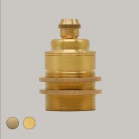 retro 4 dekor fasunga s 2 ringa v tsvqt mesing Art.No.RE27R4Brs/SET