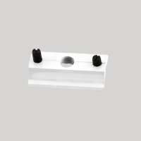 montajna skoba za tokovodeshta 2 linejna shina bqla Art.No.2LBR-WH