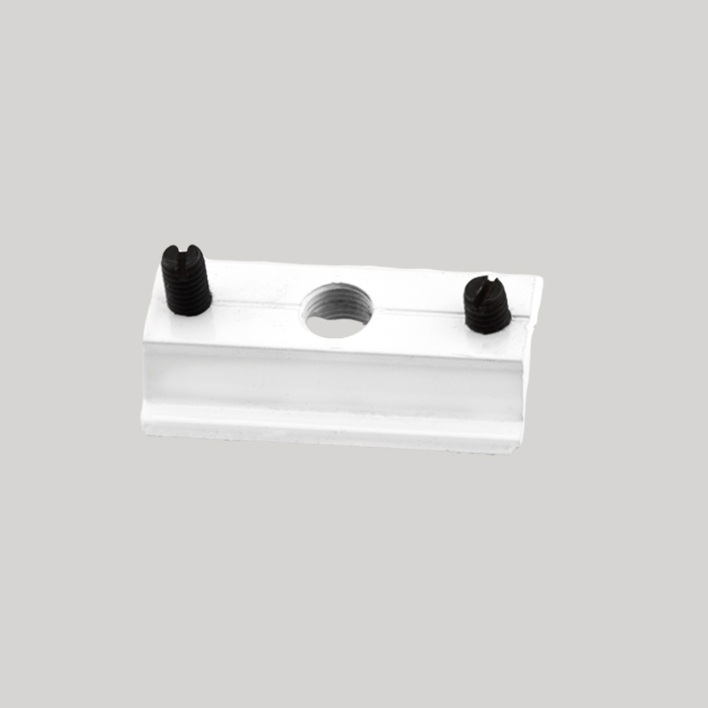 montajna skoba za tokovodeshta 2 linejna shina bqla