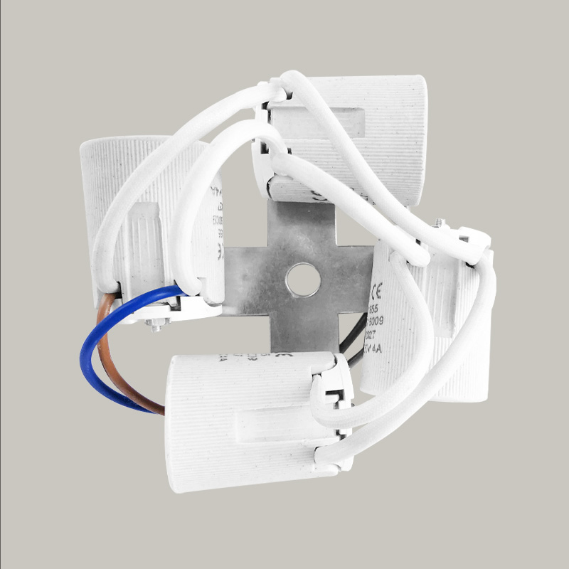 set keramichni fasungi 4he27 kvadrat