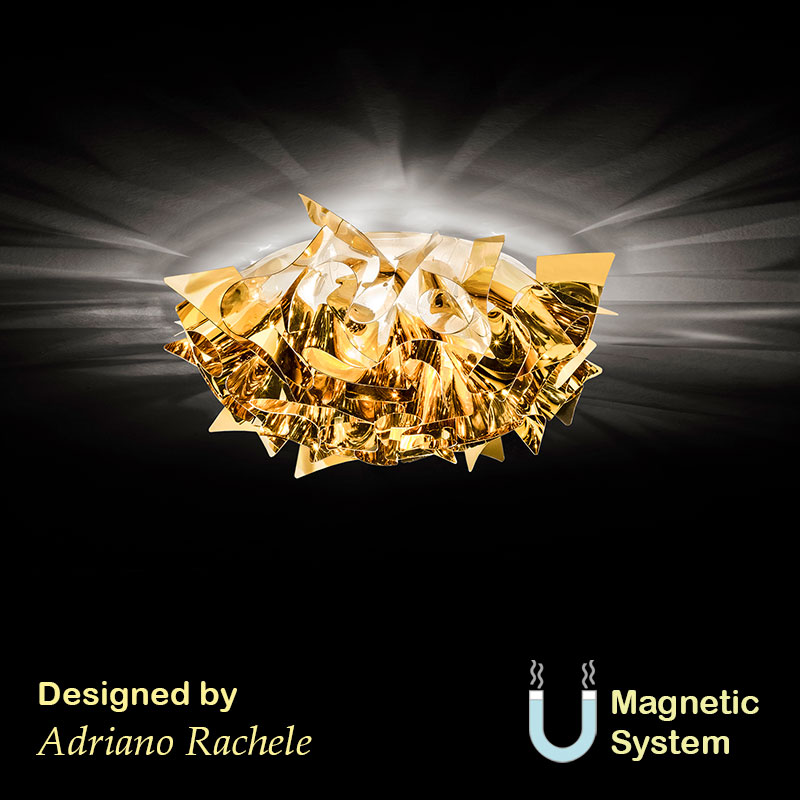 dizajnerska lampa veli gold mini