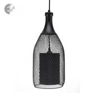 polilej vintidj osvetlenie grid bottle Art.No.07185.P.BK-BK