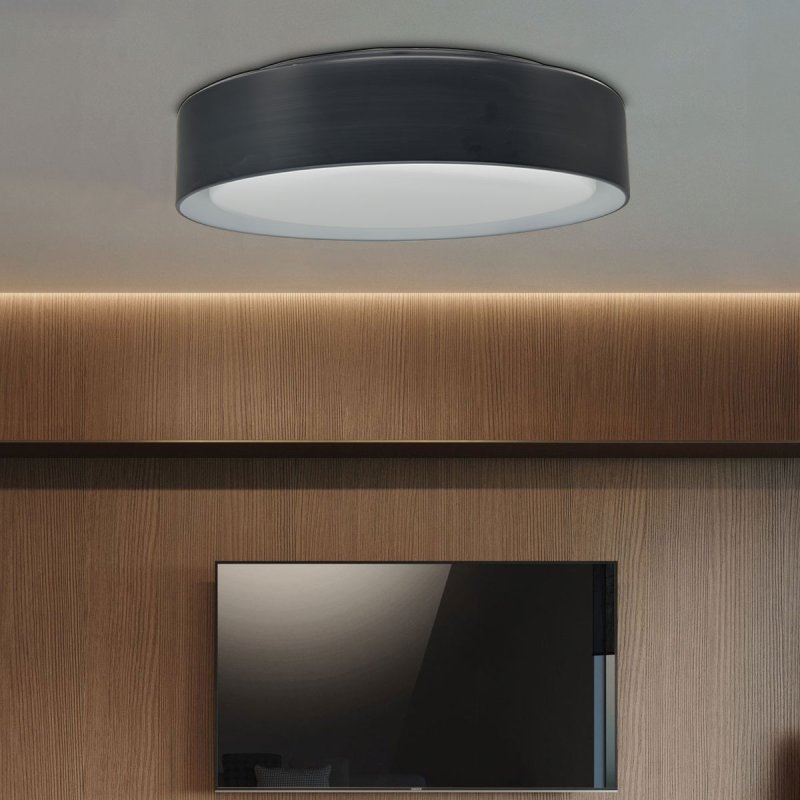 plafon disk 47cm tymno siv cheren