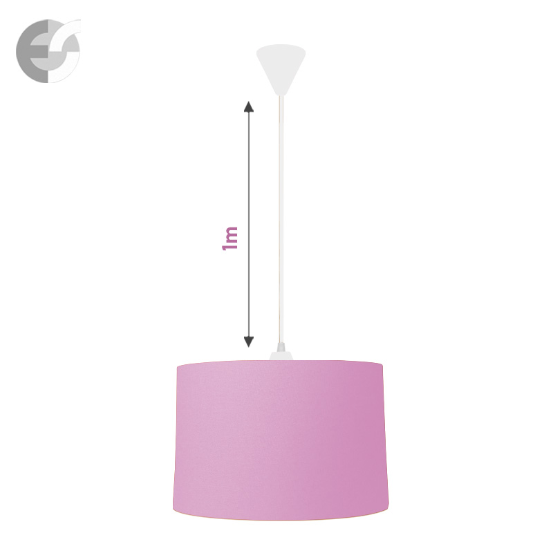 polilej s tekstilen abajur v lilavo