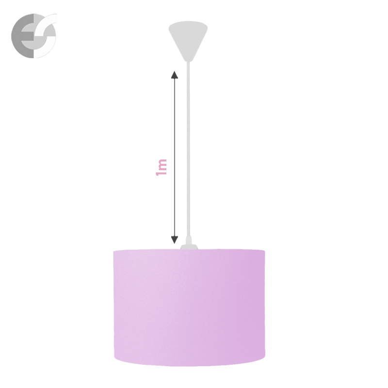 polilej s tekstilen abajur v lilavo