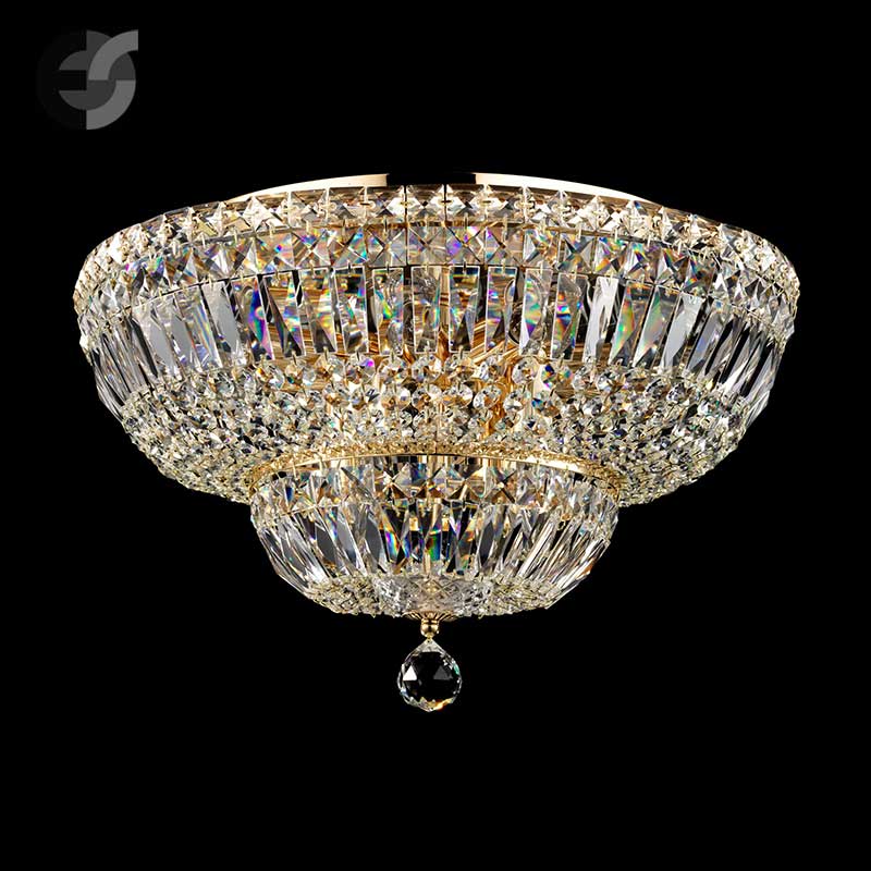 plafon s kristali basfor