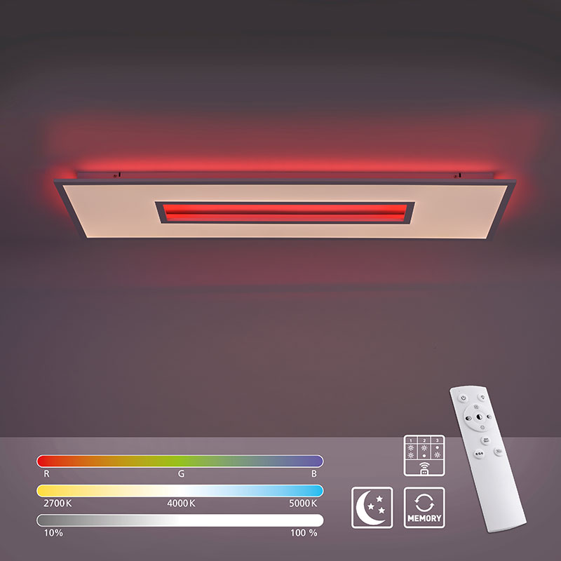 rgb led plafon s distantsionno  recess