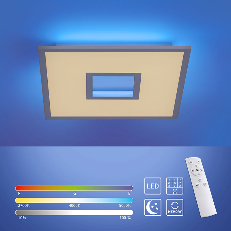 rgb led plafon s distantsionno  recess