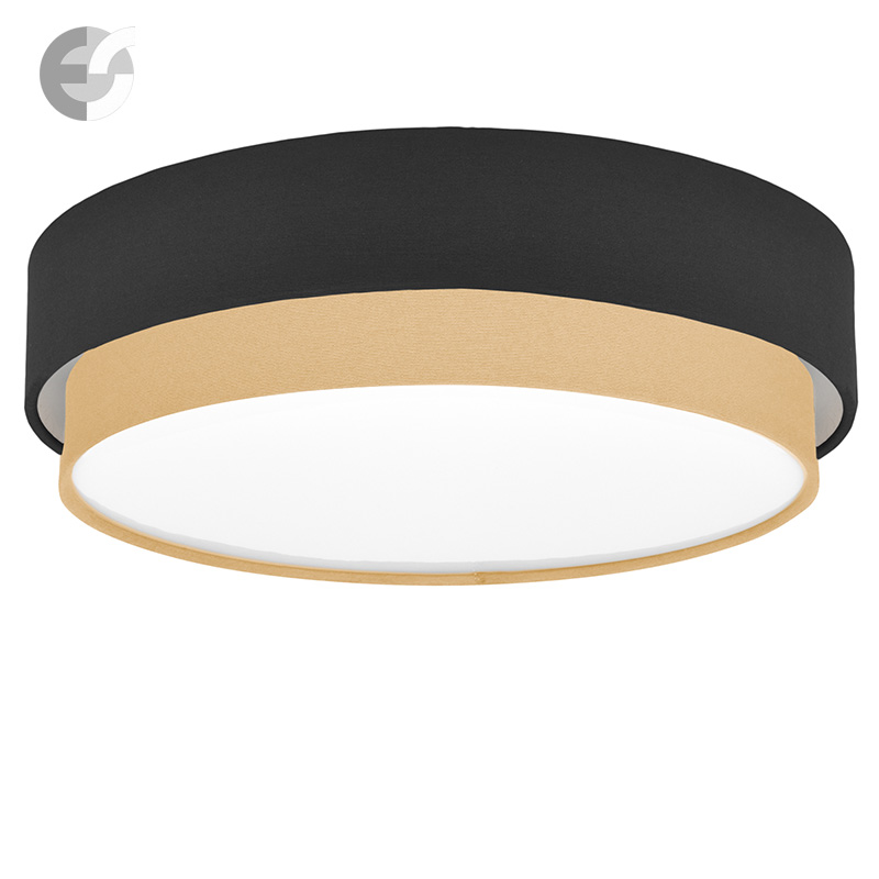 plafon s tekstilen abajur cake