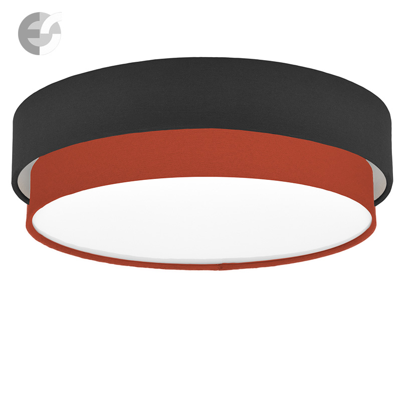 plafon s tekstilen abajur cake