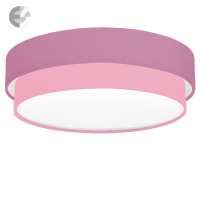 Плафон с два текстилни абажура CAKE