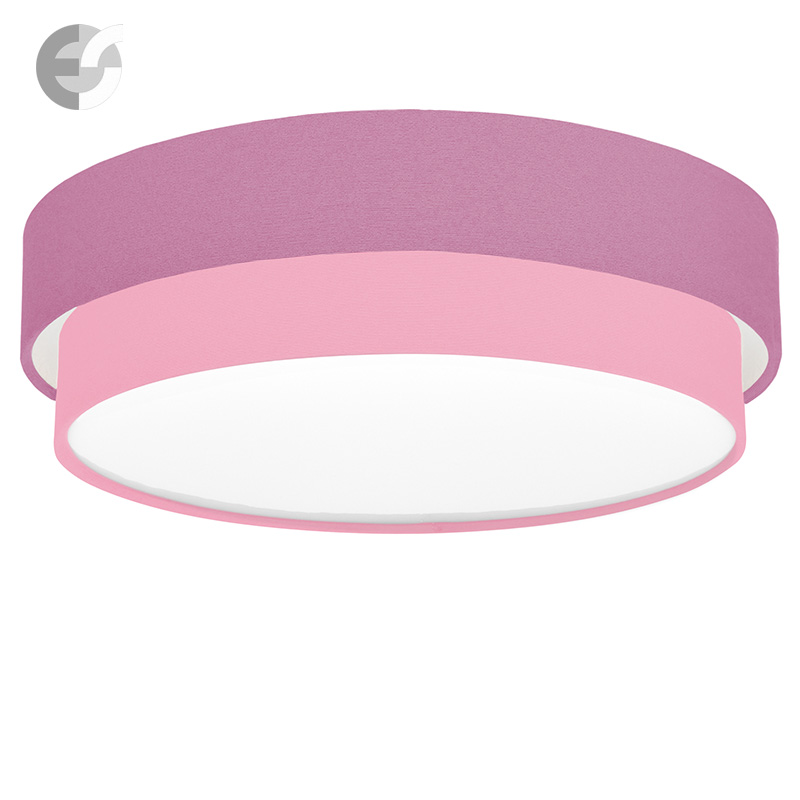 plafon s dva tekstilni abajura cake