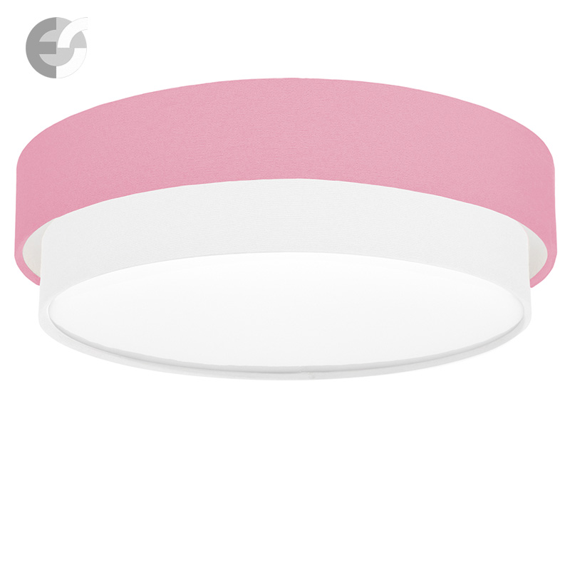 plafon s dva tekstilni abajura cake