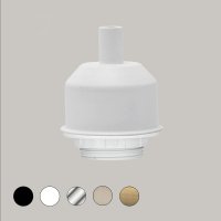 Сет декоративна капачка с фасунга Е27 Бяла OneDown