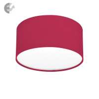 Плафон с текстилен абажур 25 см MOON