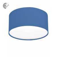 Плафон с текстилен абажур 25 см MOON