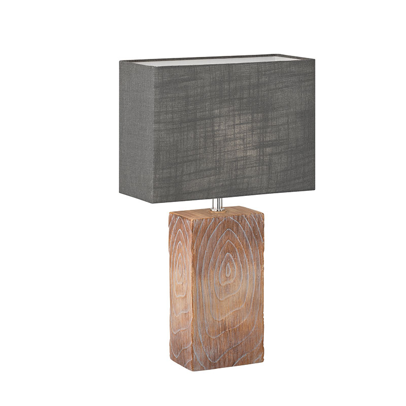 noshtna lampa ot dyrvo bronco