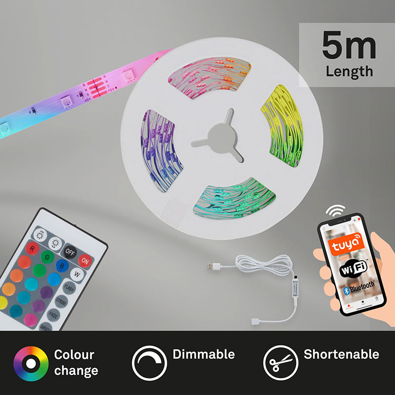 rgb led lenta s disantsionno usb smart