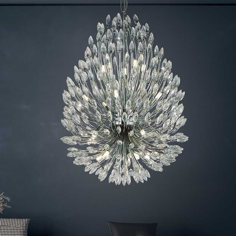 polilej s kristali peacock