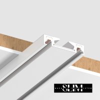 magnitno relsovo osvetlenie vynshen montaj 3 metra 48v slim Art.No.SLIMMT6-3M-WH