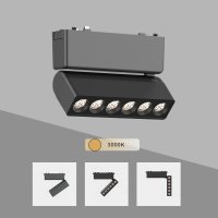 magniten osvetitel 6W 3000k 48v fold grille Art.No.SLIMMT6W-12ZD-BK