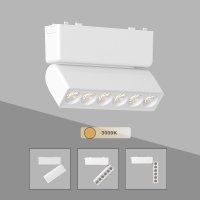 magniten osvetitel 6W 3000k 48v fold grille Art.No.SLIMMT6W-12ZD-WH