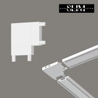 lh konektor za magnitno osvetlenie slim Art.No.SLIMMT-LH-WH