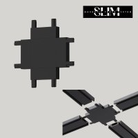 X konektor za magnitno osvetlenie slim Art.No.SlimMT-X-BK