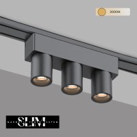 magniten osvetitel 6W 3000k 48v triple doWnlight slim Art.No.SlimMT6W-3TY-BK