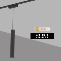 visqsht magniten osvetitel 6W 3000k 48v slim Art.No.SlimMT6W-300D-BK