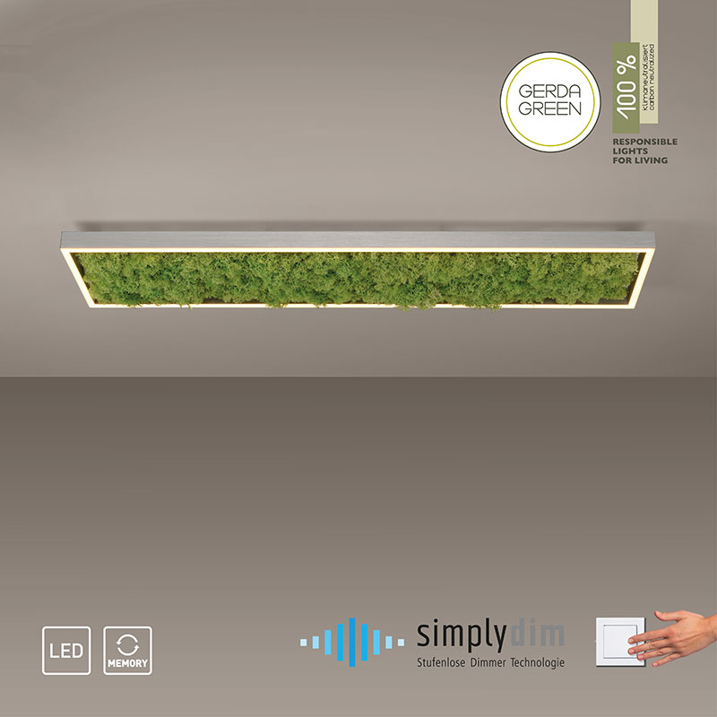 led plafon green knut