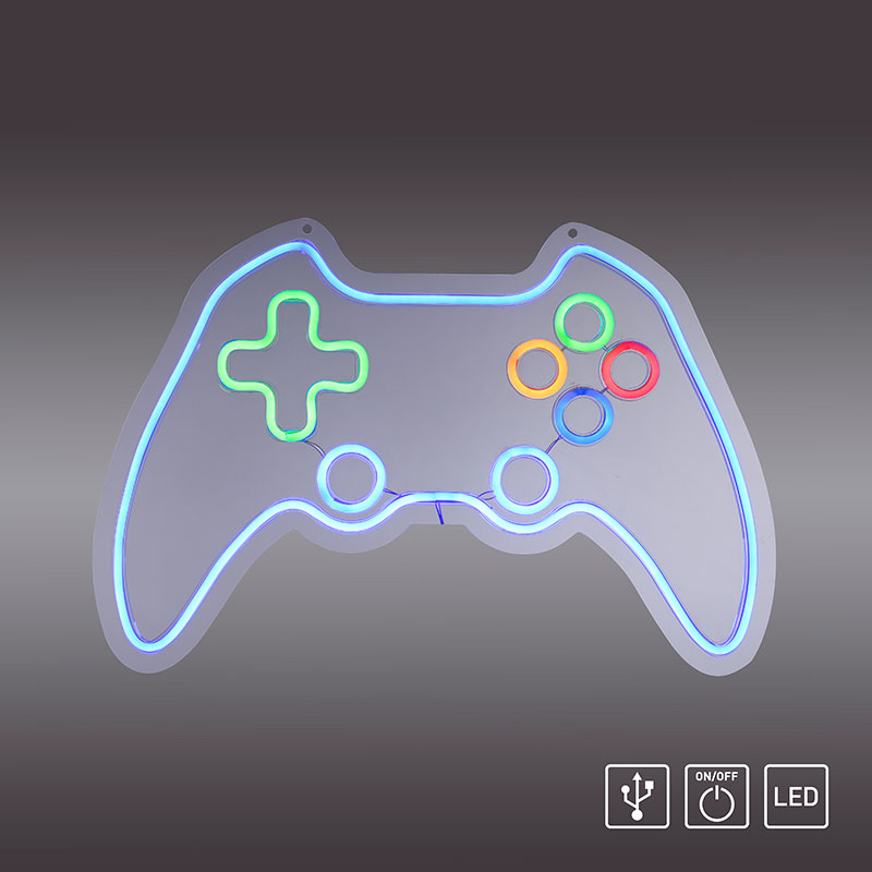 neonova lampa za stena gamer