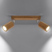 Спот лампа от дърво ZEKE