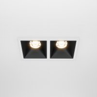 led lunichka dvojna 20W 3000k alfa led Art.No.DL043-02-10W3K-SQ-WB